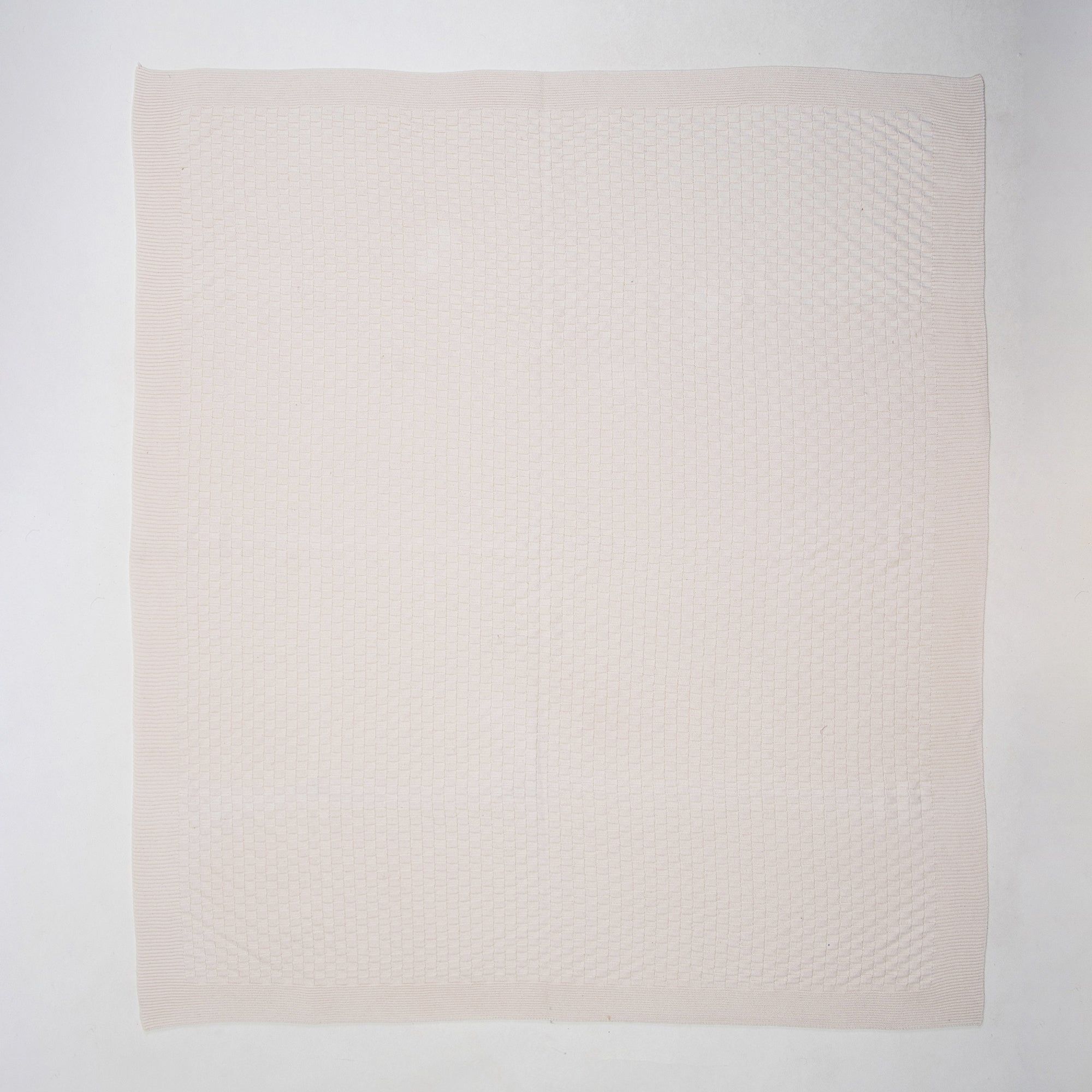 Cotton Knit Throw Blanket - Soft & Cozy Lightweight Knit Design
